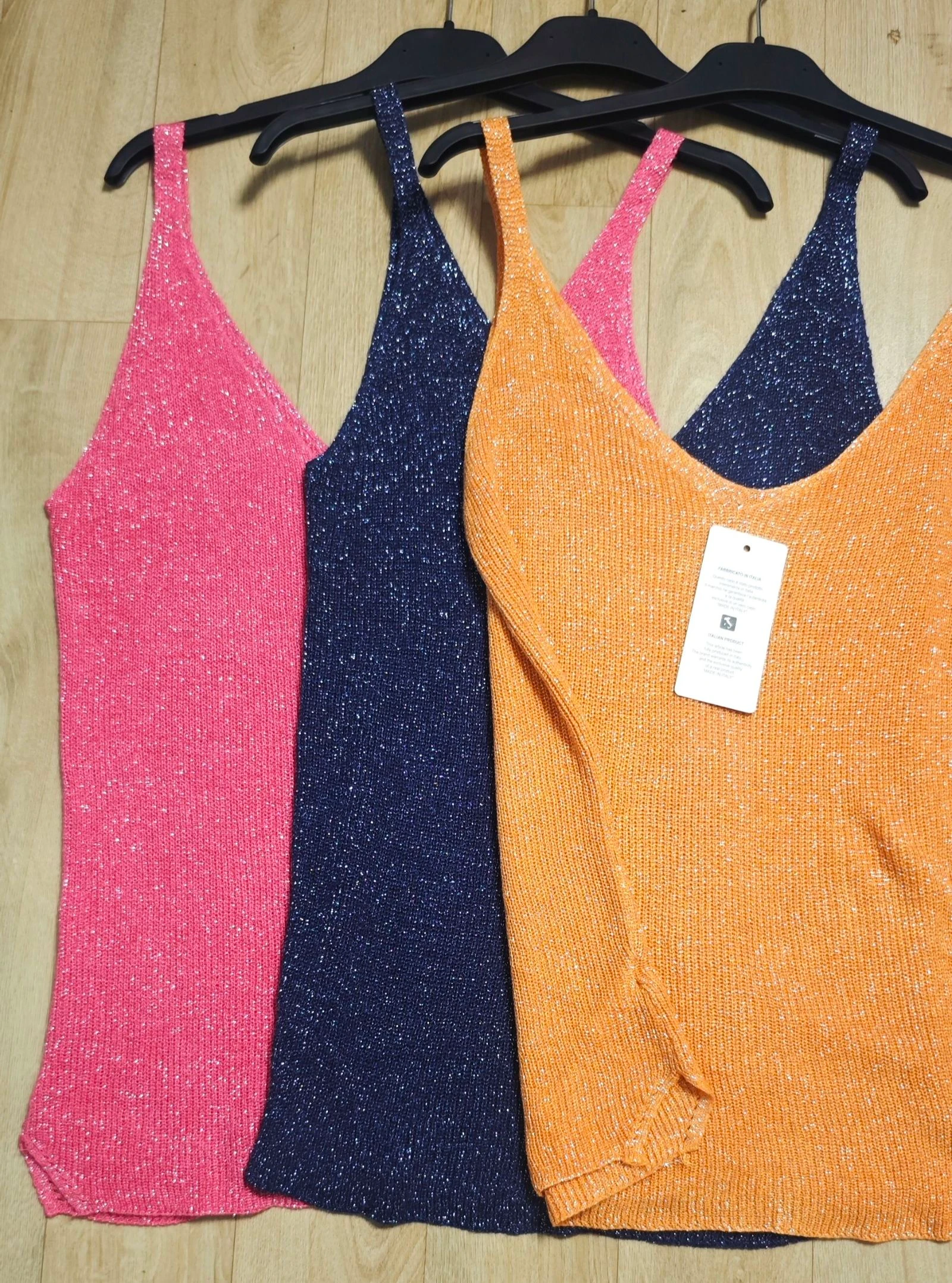 Lot de 3 Débardeurs Lurex Brillant – photo 5
